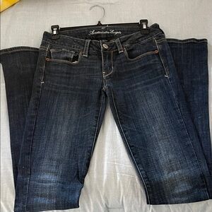 American Eagle Outfitters Women's Deep Indigo Boot Cut Jeans